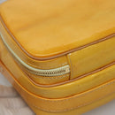 LOUIS VUITTON Monogram Vernis Wooster Bag Lime Yellow M91075 LV Auth ep9296-11