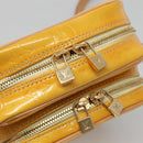 LOUIS VUITTON Monogram Vernis Wooster Bag Lime Yellow M91075 LV Auth ep9296-14