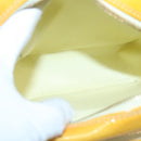 LOUIS VUITTON Monogram Vernis Wooster Bag Lime Yellow M91075 LV Auth ep9296-10