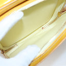 LOUIS VUITTON Monogram Vernis Wooster Bag Lime Yellow M91075 LV Auth ep9296-19