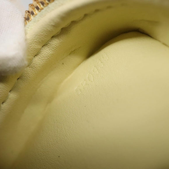 LOUIS VUITTON Monogram Vernis Wooster Bag Lime Yellow M91075 LV Auth ep9296