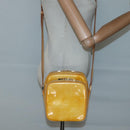 LOUIS VUITTON Monogram Vernis Wooster Bag Lime Yellow M91075 LV Auth ep9296-21
