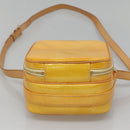 LOUIS VUITTON Monogram Vernis Wooster Bag Lime Yellow M91075 LV Auth ep9296-5