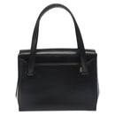 GUCCI Hand Bag Leather Black Gold Auth ep9297-2