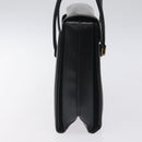 GUCCI Hand Bag Leather Black Gold Auth ep9297-3