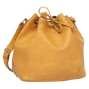 LOUIS VUITTON Epi Petit Noe Shoulder Bag Yellow M44109 LV Auth ep9306-1