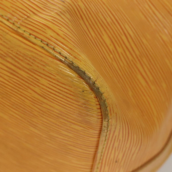 LOUIS VUITTON Epi Petit Noe Shoulder Bag Yellow M44109 LV Auth ep9306