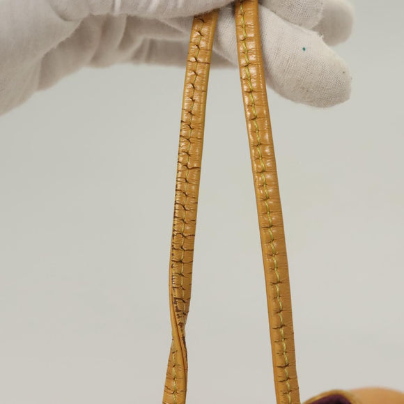 LOUIS VUITTON Epi Petit Noe Shoulder Bag Yellow M44109 LV Auth ep9306