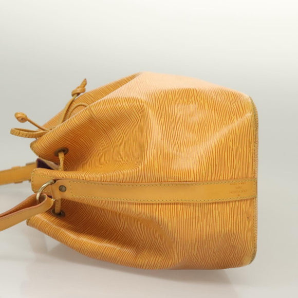 LOUIS VUITTON Epi Petit Noe Shoulder Bag Yellow M44109 LV Auth ep9306