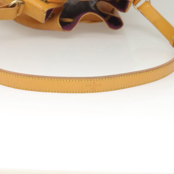 LOUIS VUITTON Epi Petit Noe Shoulder Bag Yellow M44109 LV Auth ep9306