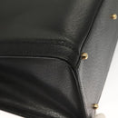 GUCCI Bamboo Hand Bag Leather Black Gold 002 0260 Auth ep9314-12
