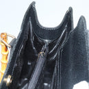 GUCCI Bamboo Hand Bag Leather Black Gold 002 0260 Auth ep9314-17
