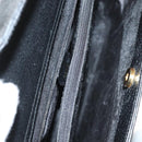 GUCCI Bamboo Hand Bag Leather Black Gold 002 1186 0259 Auth ep9321-15