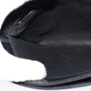 GUCCI Web Sherry Line Shoulder Bag Leather Black Gold Auth ep9327-19