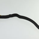 GUCCI Web Sherry Line Shoulder Bag Leather Black Gold Auth ep9327-14