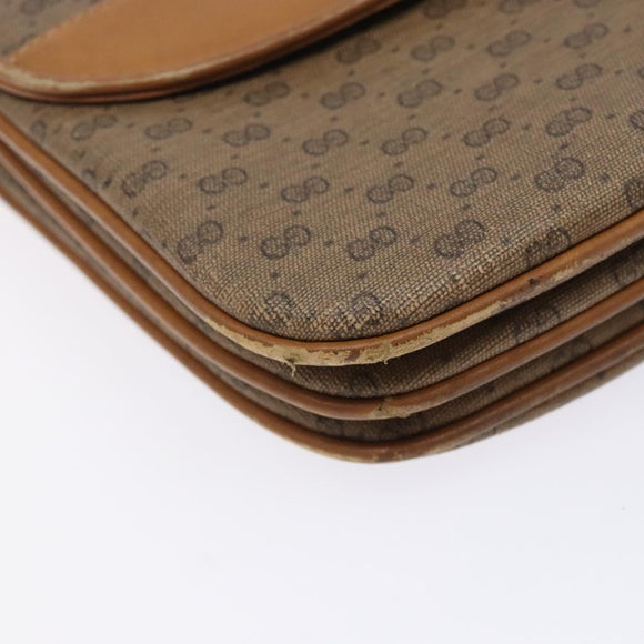 GUCCI Micro GG Supreme Shoulder Bag PVC Beige Gold 004 106 0024 Auth ep9330