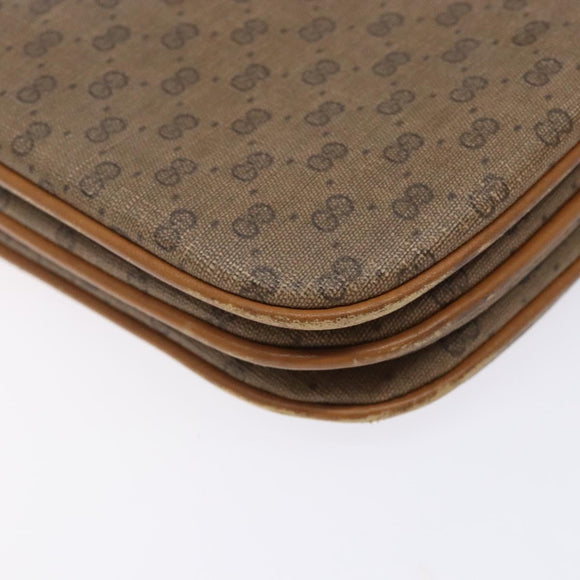 GUCCI Micro GG Supreme Shoulder Bag PVC Beige Gold 004 106 0024 Auth ep9330