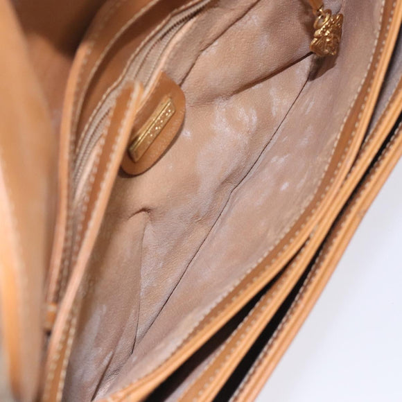 GUCCI Micro GG Supreme Shoulder Bag PVC Beige Gold 004 106 0024 Auth ep9330