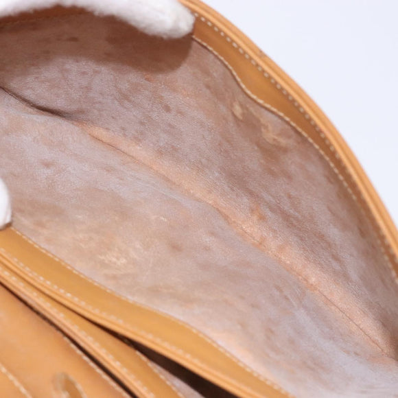 GUCCI Micro GG Supreme Shoulder Bag PVC Beige Gold 004 106 0024 Auth ep9330