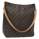 LOUIS VUITTON Monogram Looping GM Shoulder Bag M51145 LV Auth ep9332-1