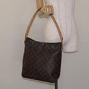 LOUIS VUITTON Monogram Looping GM Shoulder Bag M51145 LV Auth ep9332-21