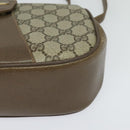 GUCCI GG Supreme Web Sherry Line Bag PVC Beige Gold 72 02 024 Auth ep9333-11