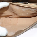 GUCCI GG Supreme Web Sherry Line Bag PVC Beige Gold 72 02 024 Auth ep9333-16