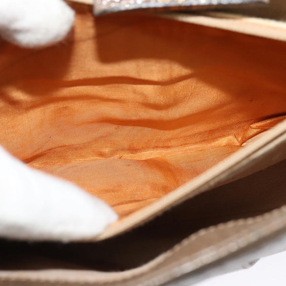 GUCCI GG Supreme Web Sherry Line Bag PVC Beige Gold 72 02 024 Auth ep9333