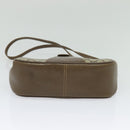 GUCCI GG Supreme Web Sherry Line Bag PVC Beige Gold 72 02 024 Auth ep9333-9