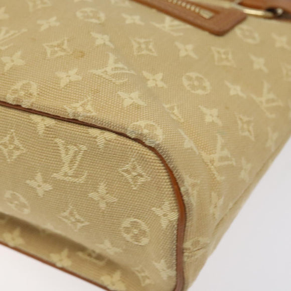 LOUIS VUITTON Monogram Mini Lucille PM Hand Bag Beige M92684 LV Auth ep9335
