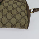 GUCCI GG Supreme Web Sherry Line Shoulder Bag PVC Beige 116 02 055 Auth ep9348-14