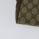 GUCCI GG Supreme Web Sherry Line Shoulder Bag PVC Beige 116 02 055 Auth ep9348-15