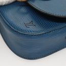 LOUIS VUITTON Epi Saint Cloud PM Shoulder Bag Blue M52195 LV Auth ep9356-15