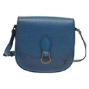 LOUIS VUITTON Epi Saint Cloud PM Shoulder Bag Blue M52195 LV Auth ep9356-13