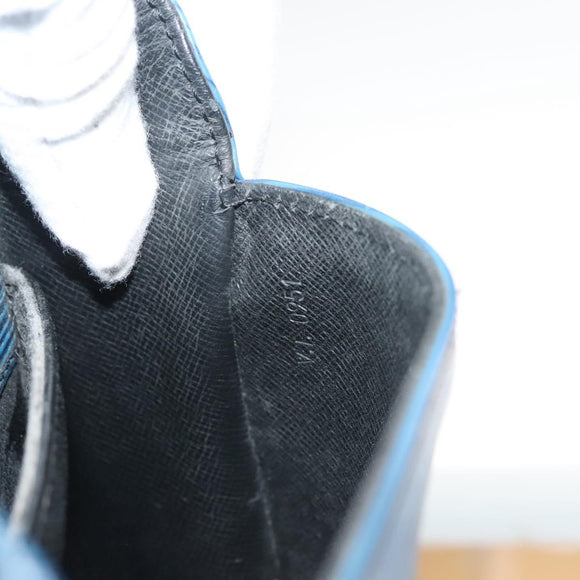 LOUIS VUITTON Epi Saint Cloud PM Shoulder Bag Blue M52195 LV Auth ep9356