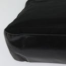 PRADA Shoulder Bag Nylon Plastic Black Silver Auth ep9367-12