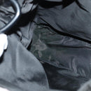 PRADA Shoulder Bag Nylon Plastic Black Silver Auth ep9367-17