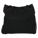 PRADA Shoulder Bag Nylon Plastic Black Silver Auth ep9367-2