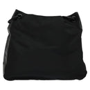 PRADA Shoulder Bag Nylon Plastic Black Silver Auth ep9367-3