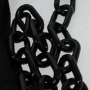 PRADA Shoulder Bag Nylon Plastic Black Silver Auth ep9367-8