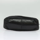 PRADA Shoulder Bag Nylon Plastic Black Silver Auth ep9367-9