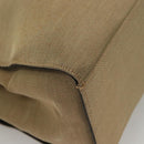 GUCCI Bamboo Hand Bag Canvas Beige 002 1010 2404 Auth ep9368-15