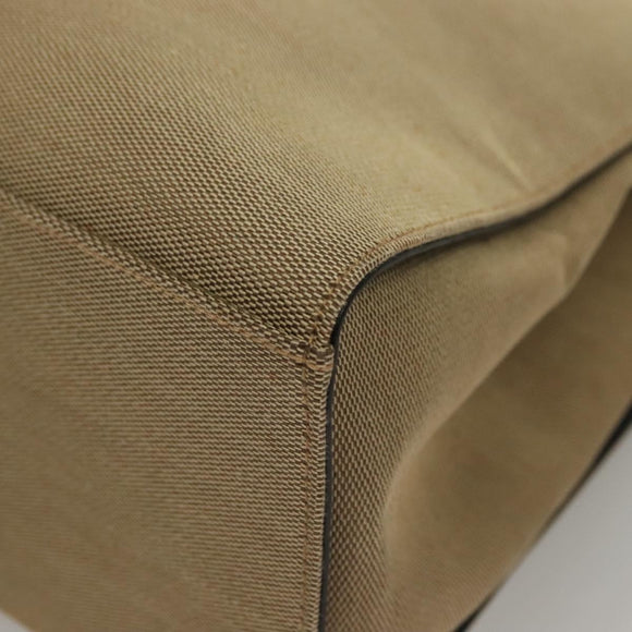 GUCCI Bamboo Hand Bag Canvas Beige 002 1010 2404 Auth ep9368