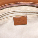 GUCCI GG Canvas Web Sherry Line Shoulder Bag Beige Silver 308930 Auth ep9380-16