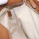 GUCCI GG Canvas Web Sherry Line Shoulder Bag Beige Silver 308930 Auth ep9380-18