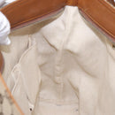 GUCCI GG Canvas Web Sherry Line Shoulder Bag Beige Silver 308930 Auth ep9380-19