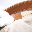 GUCCI GG Canvas Web Sherry Line Shoulder Bag Beige Silver 308930 Auth ep9380-21