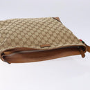 GUCCI GG Canvas Web Sherry Line Shoulder Bag Beige Silver 308930 Auth ep9380-6