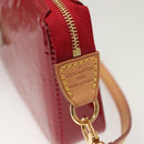 LOUIS VUITTON Vernis Pochette Accessoires Pomme D'amour M91577 LV Auth ep9386-10