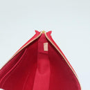 LOUIS VUITTON Vernis Pochette Accessoires Pomme D'amour M91577 LV Auth ep9386-18